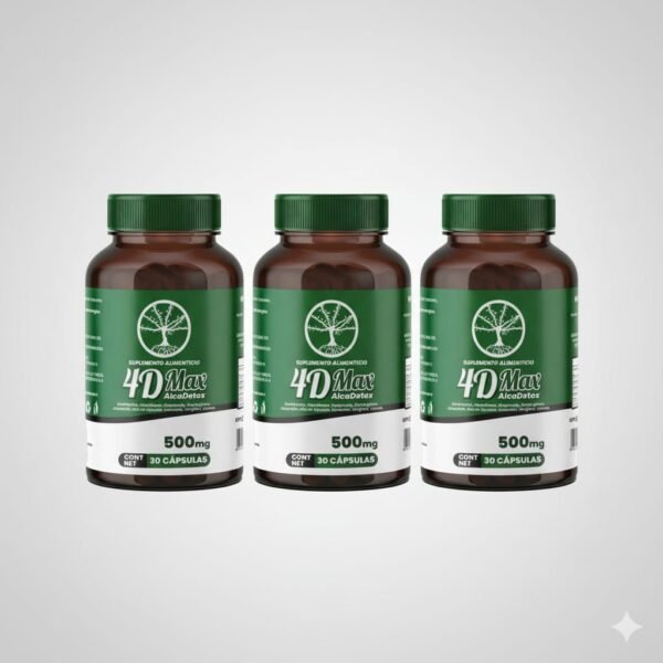 (3) 4D MAX ALCADETOX