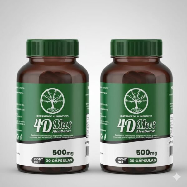 (2) 4D MAX ALCADETOX